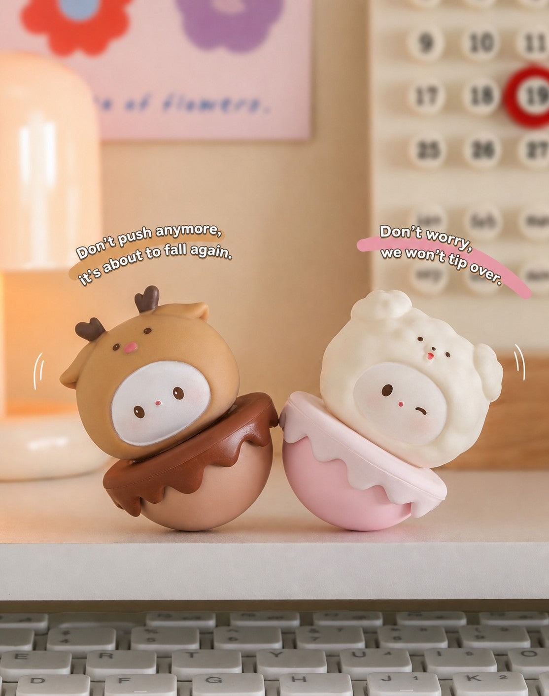 pastel wobble desk figurine, product detail image 10