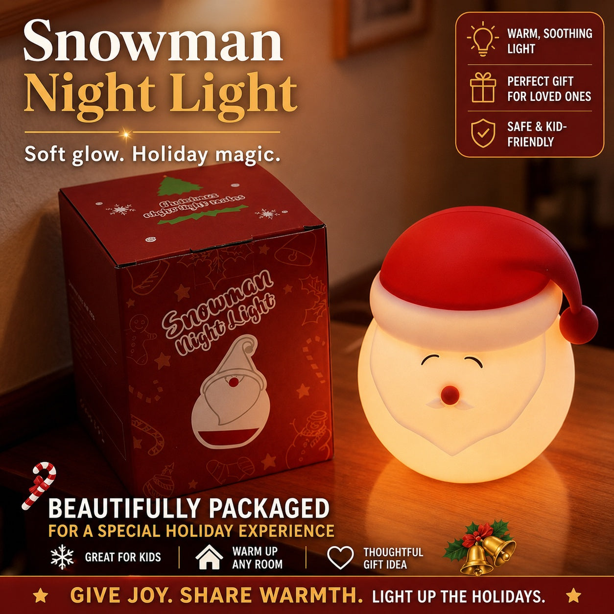 panda silicone touch night light, product detail image 10