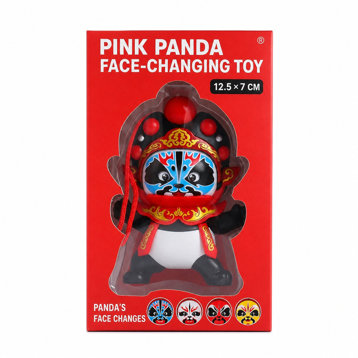 Sichuan Opera face-changing panda plush toy, product detail image 6