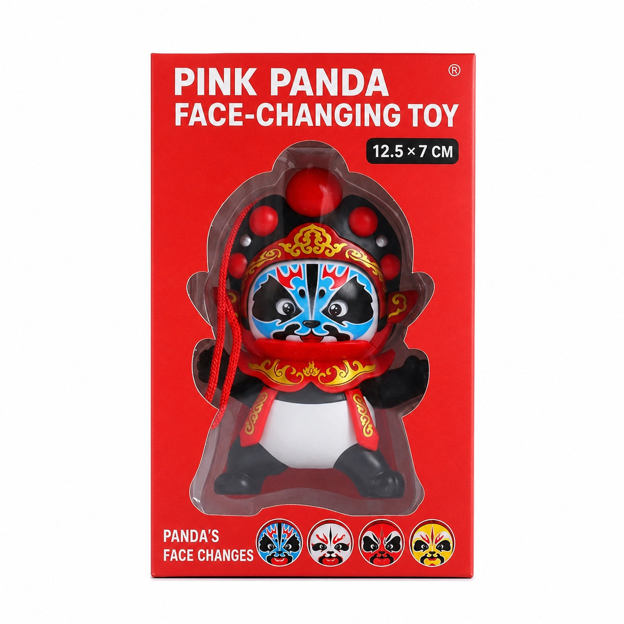 Sichuan Opera face-changing panda plush toy, product detail image 6