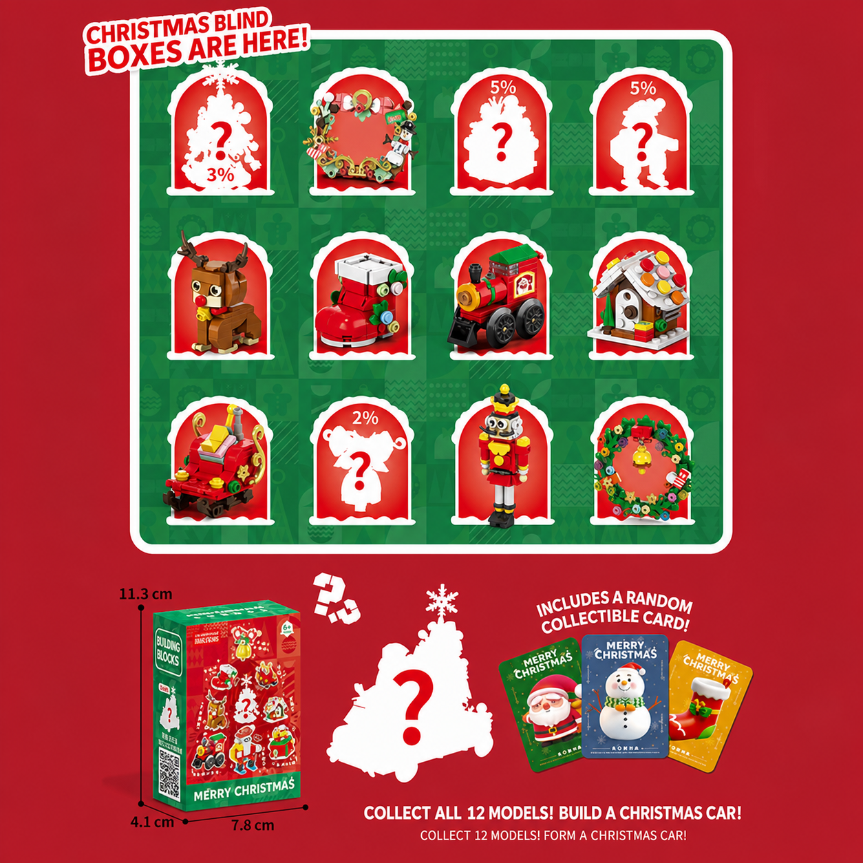 Bloques de construcción de regalo de Navidad Casa dulce Santa Claus Figura de dibujos animados Juguete educativo para niños Conjunto de ensamblaje de rompecabezas creativo Regalo de vacaciones