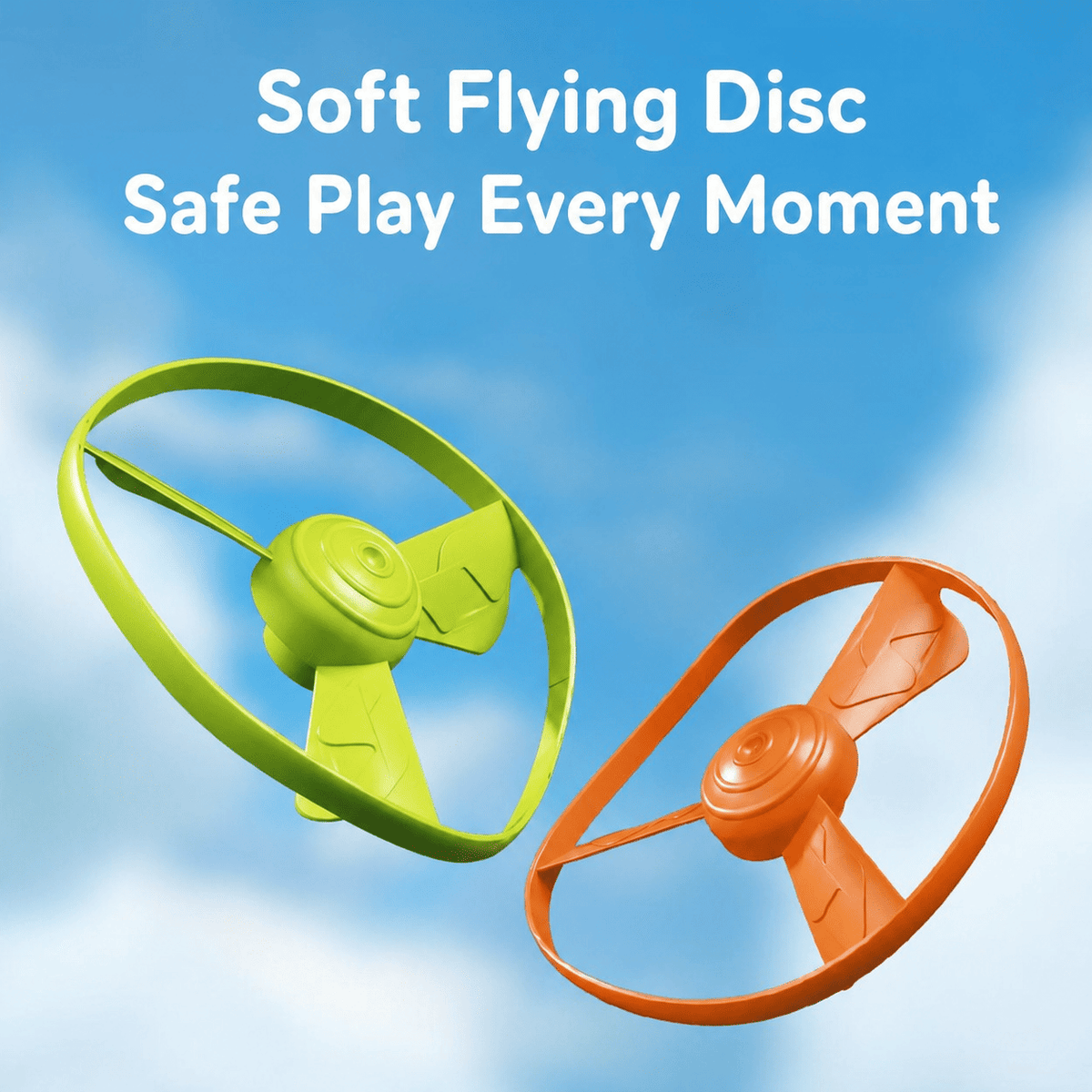 pull-string flying disc launcher toy, product detail image 3