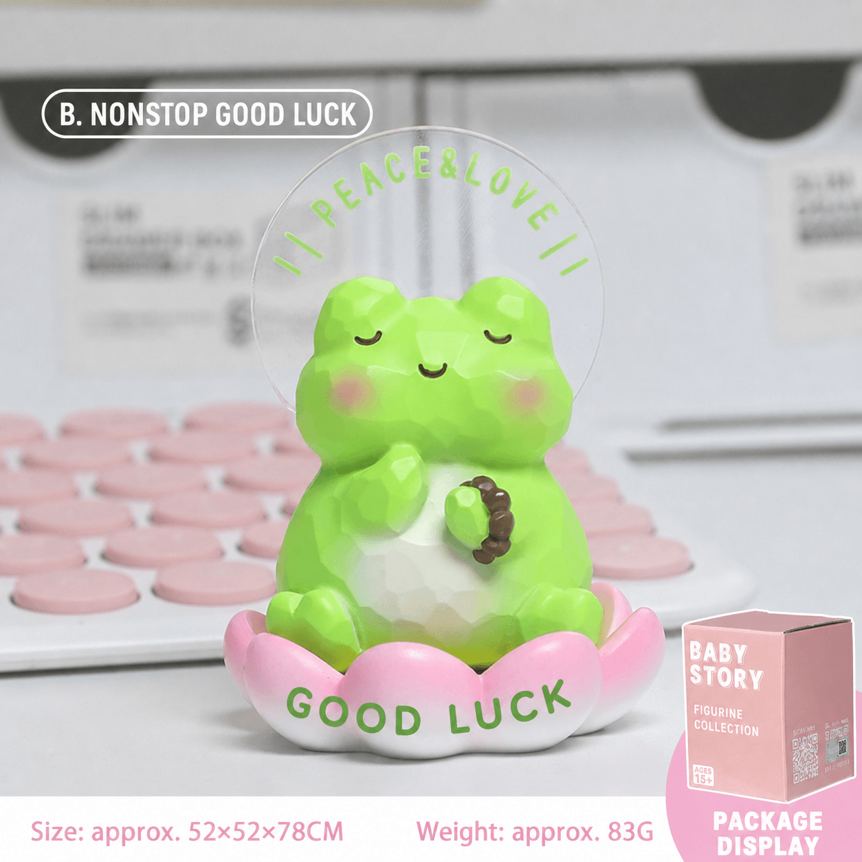Wealth Plus 1 Small Wooden Fish Stress Relief Office Desk Ornament Emotional Healing Zen Toy for Workstation