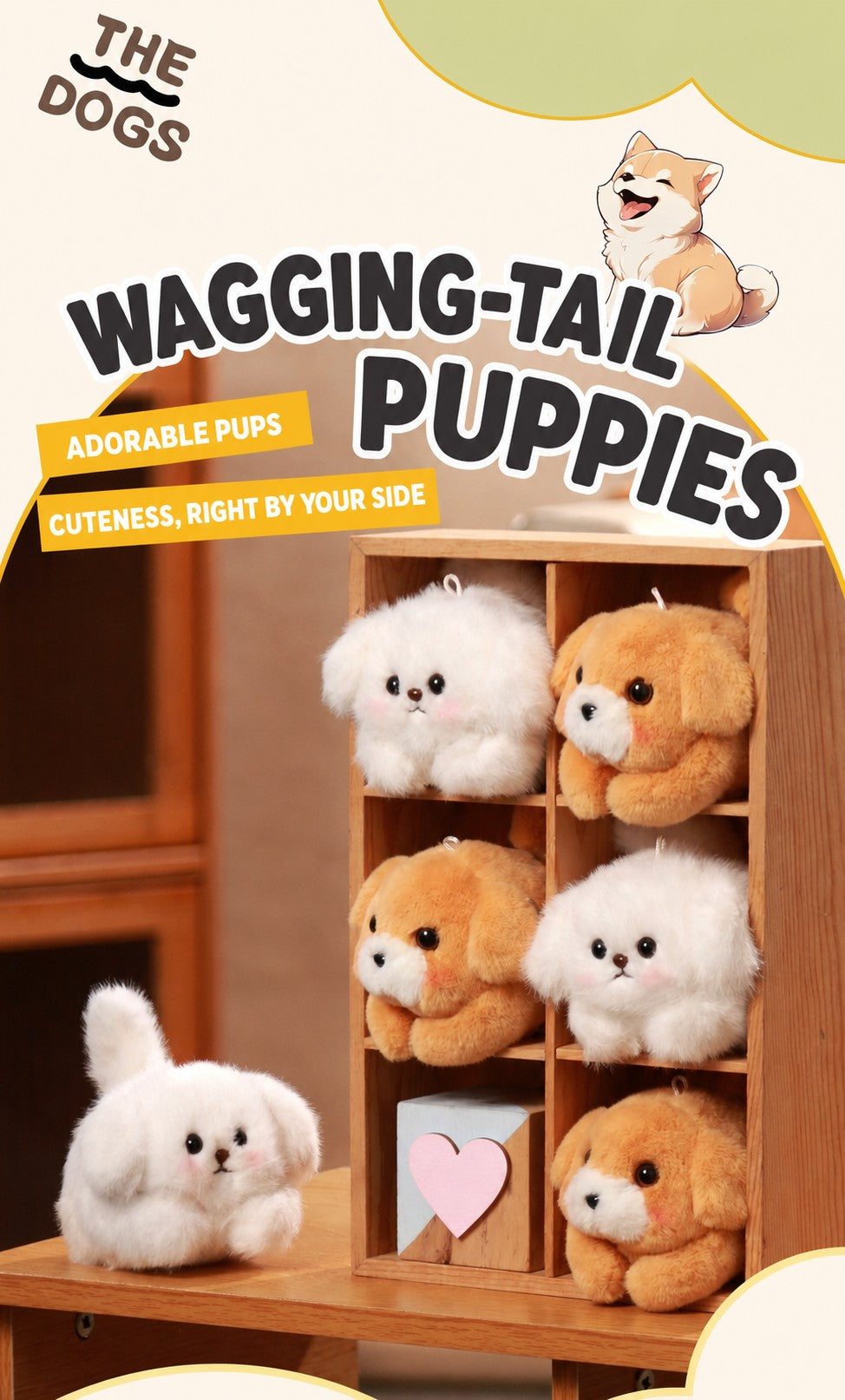 pull-string plush animal keychain toy, product detail image 26