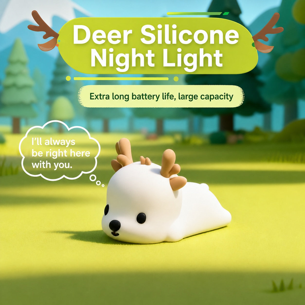 panda silicone touch night light, product detail image 38