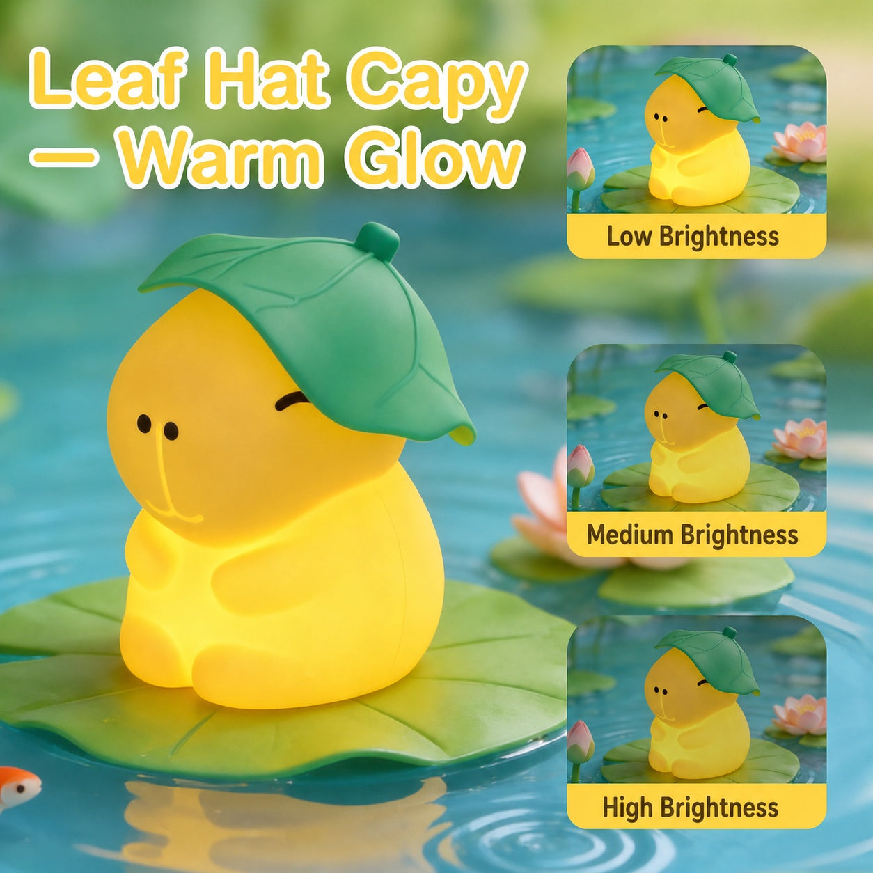 panda silicone touch night light, product detail image 24