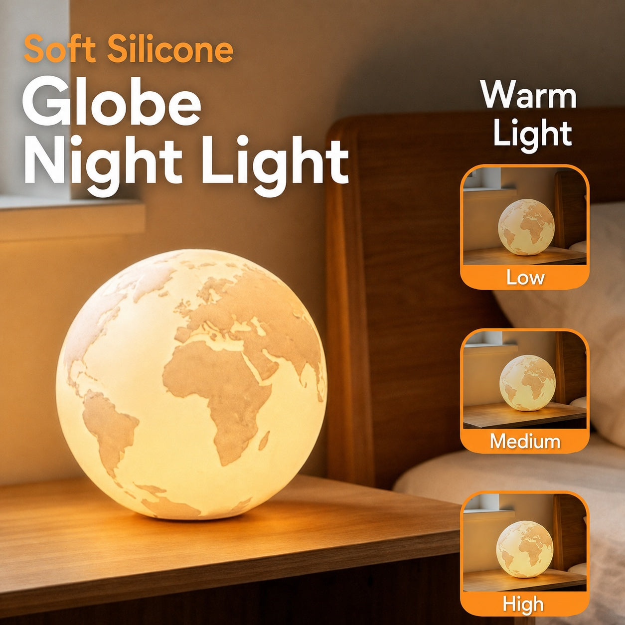 panda silicone touch night light, product detail image 6