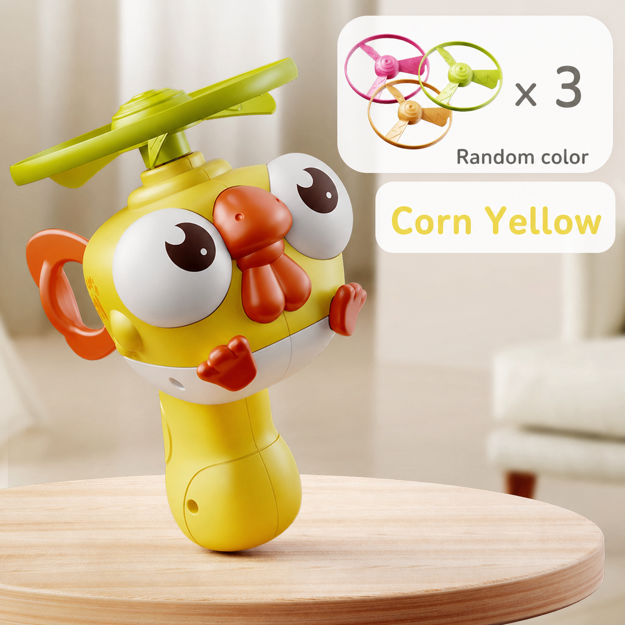 pull-string flying disc launcher toy, product detail image 35