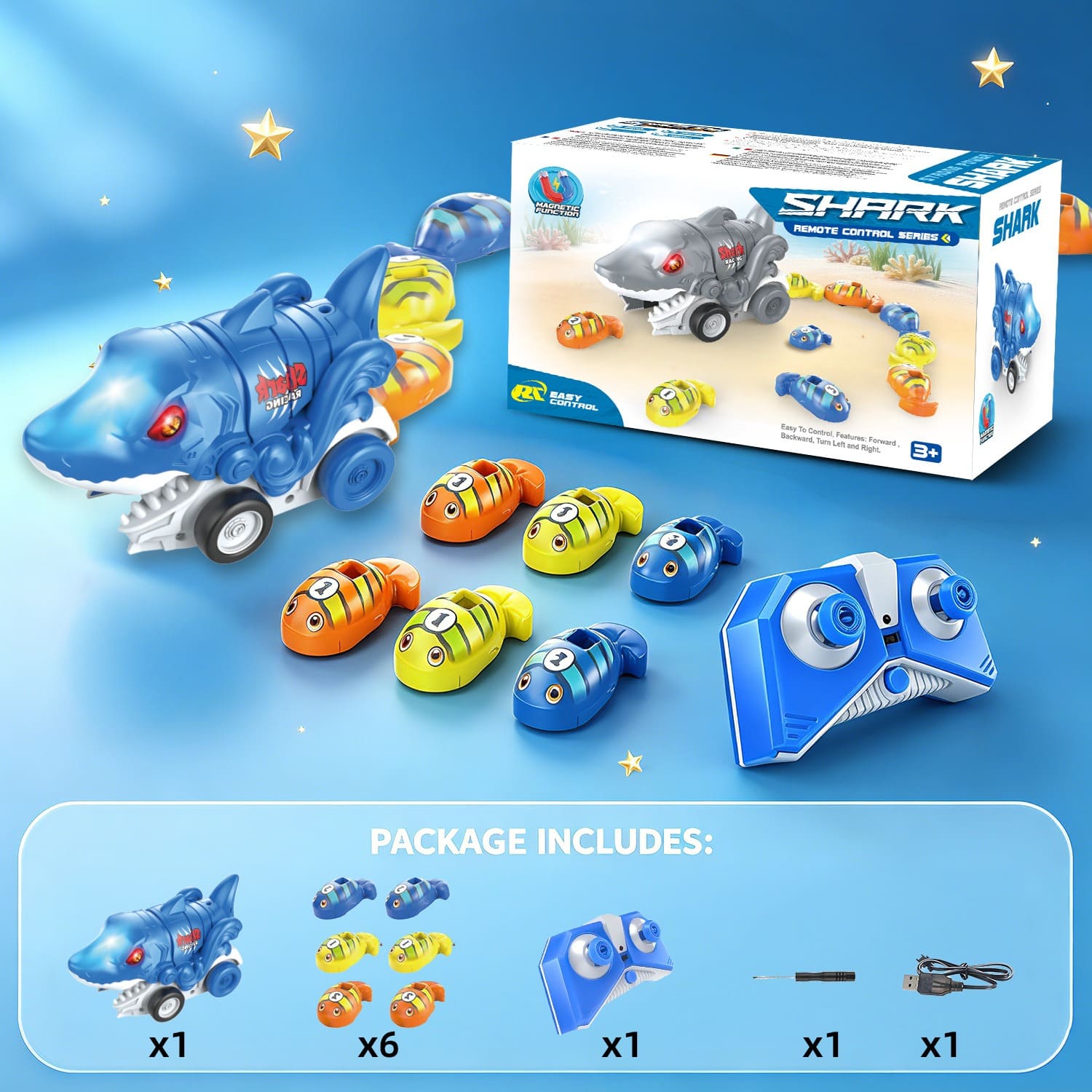 Remote Control Unicorn Magnetic Car-Eating Toy – 2-Player Interactive Racing Game