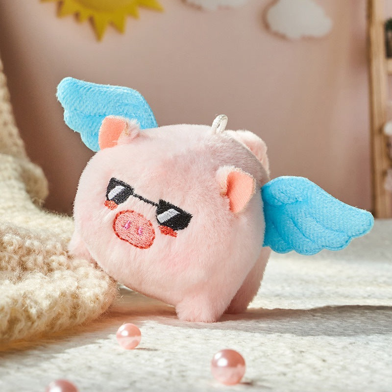 pull-string plush animal keychain toy, product detail image 42