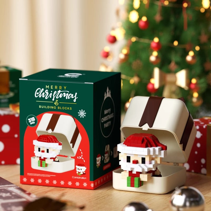 Christmas candy house building block set, product detail image 21