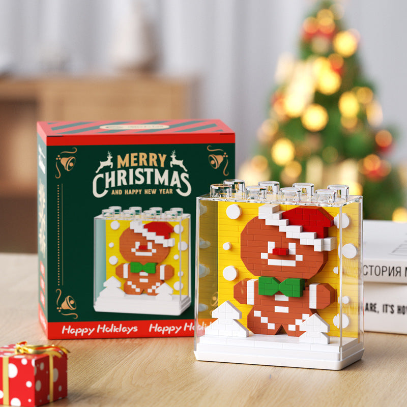 Christmas candy house building block set, product detail image 31