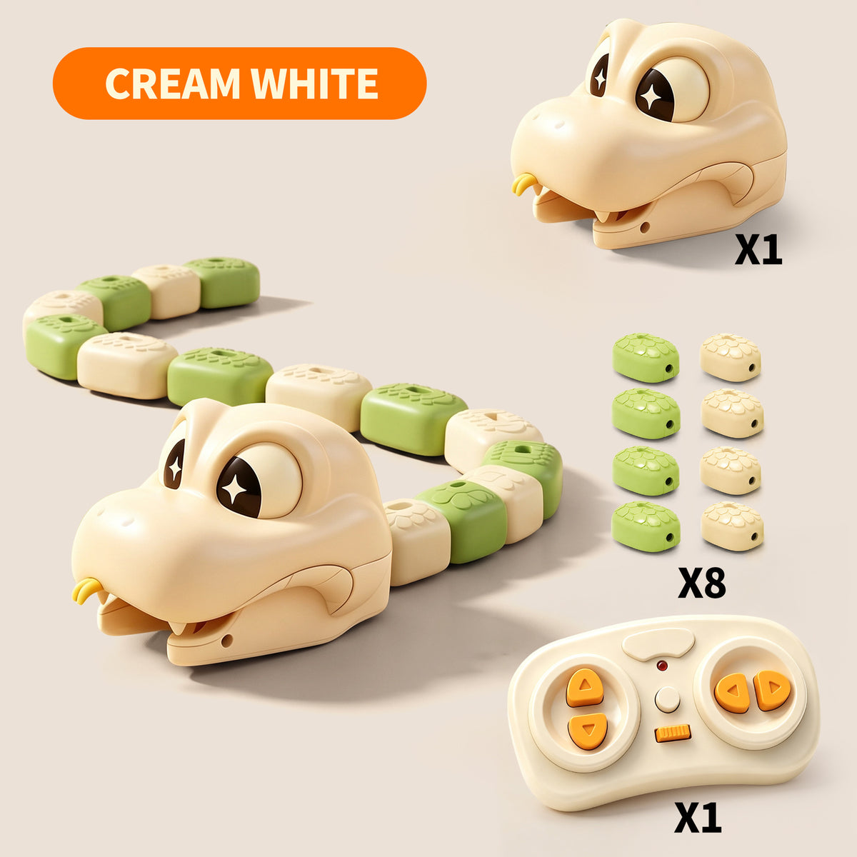 2-player RC magnetic snake battle toy, product detail image 11