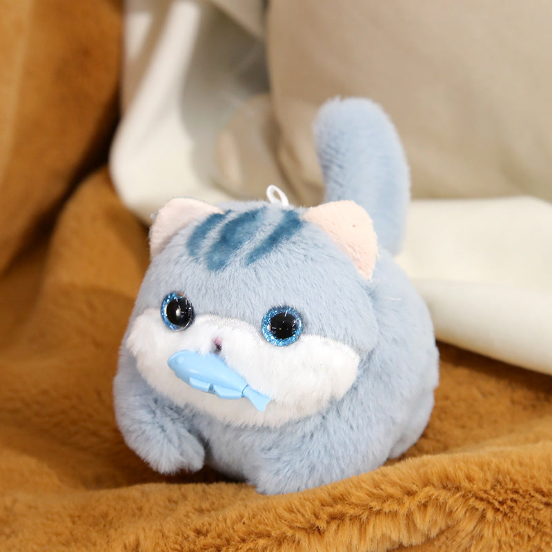 pull-string plush animal keychain toy, product detail image 35