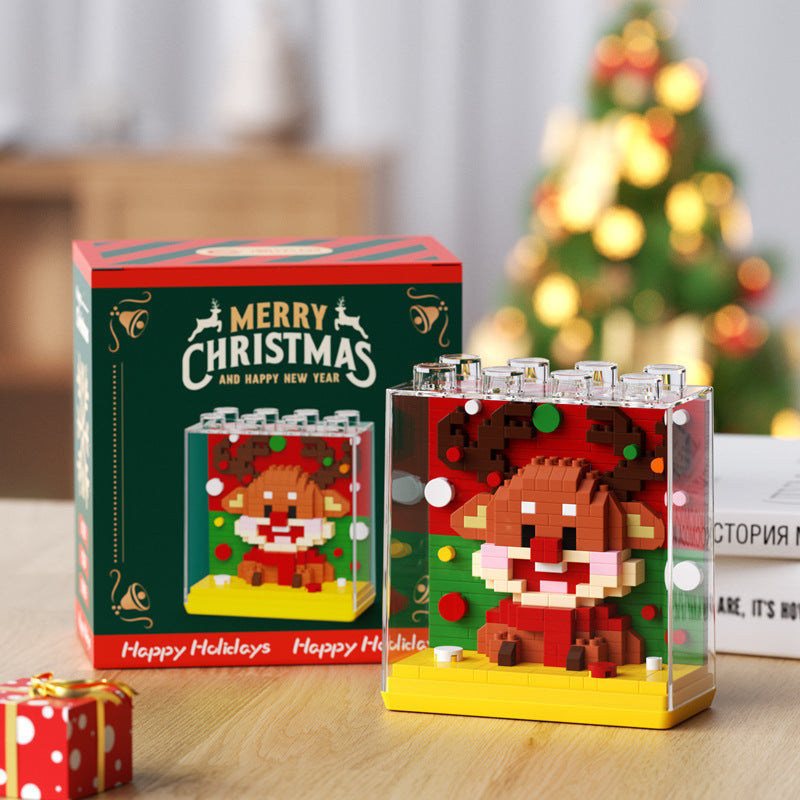 Christmas candy house building block set, product detail image 29