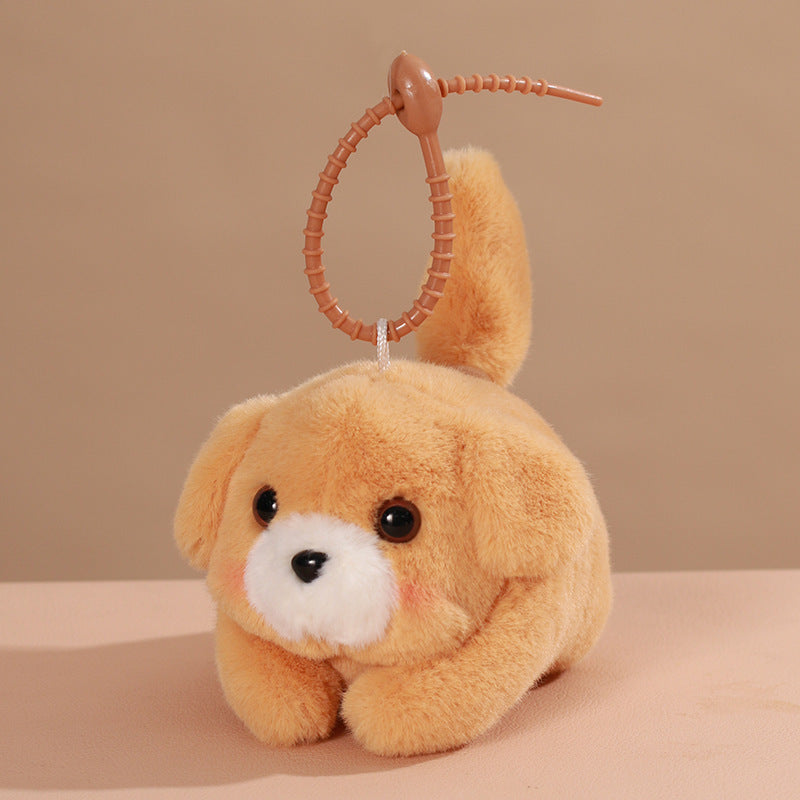 pull-string plush animal keychain toy, product detail image 29