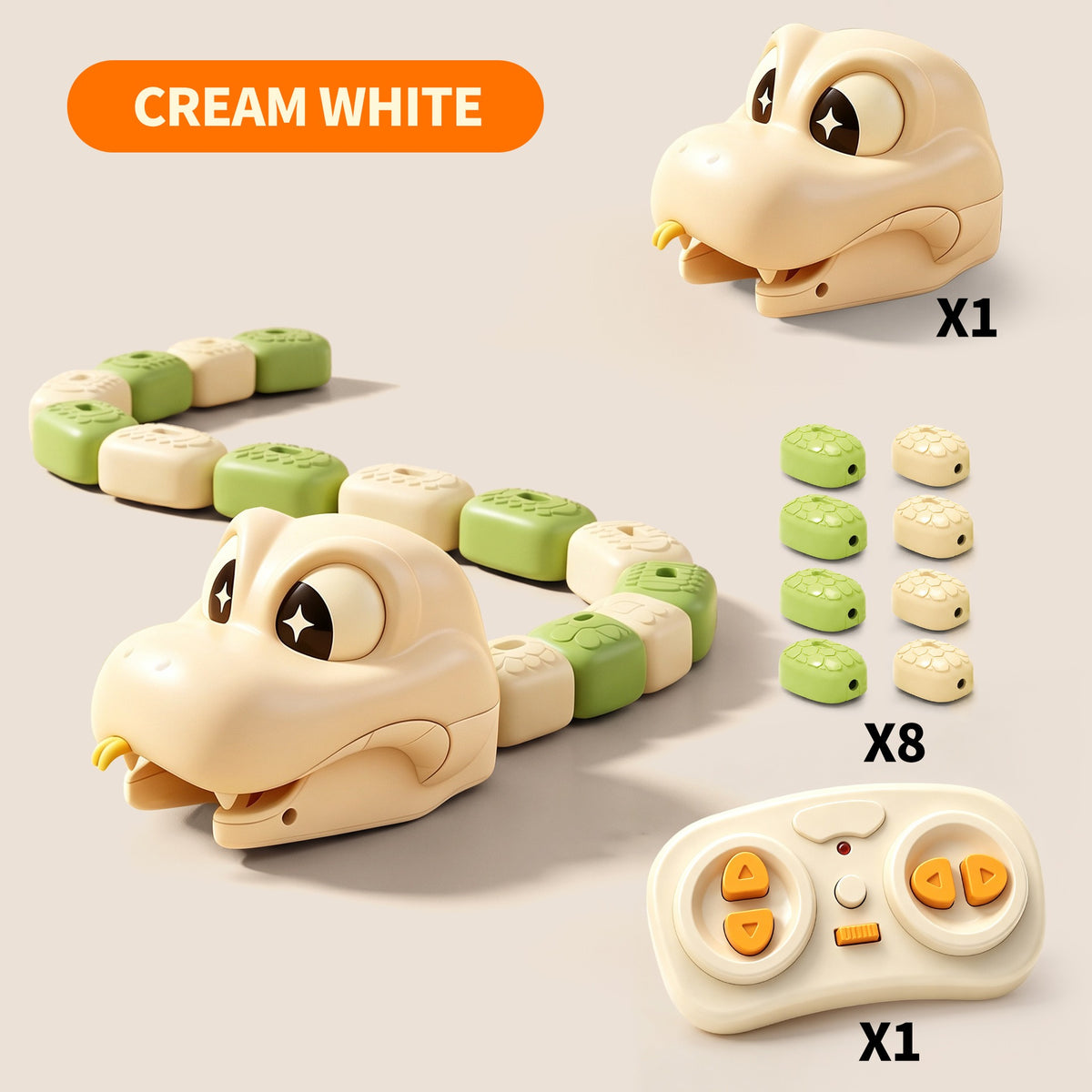 2-player RC magnetic snake battle toy, product detail image 8