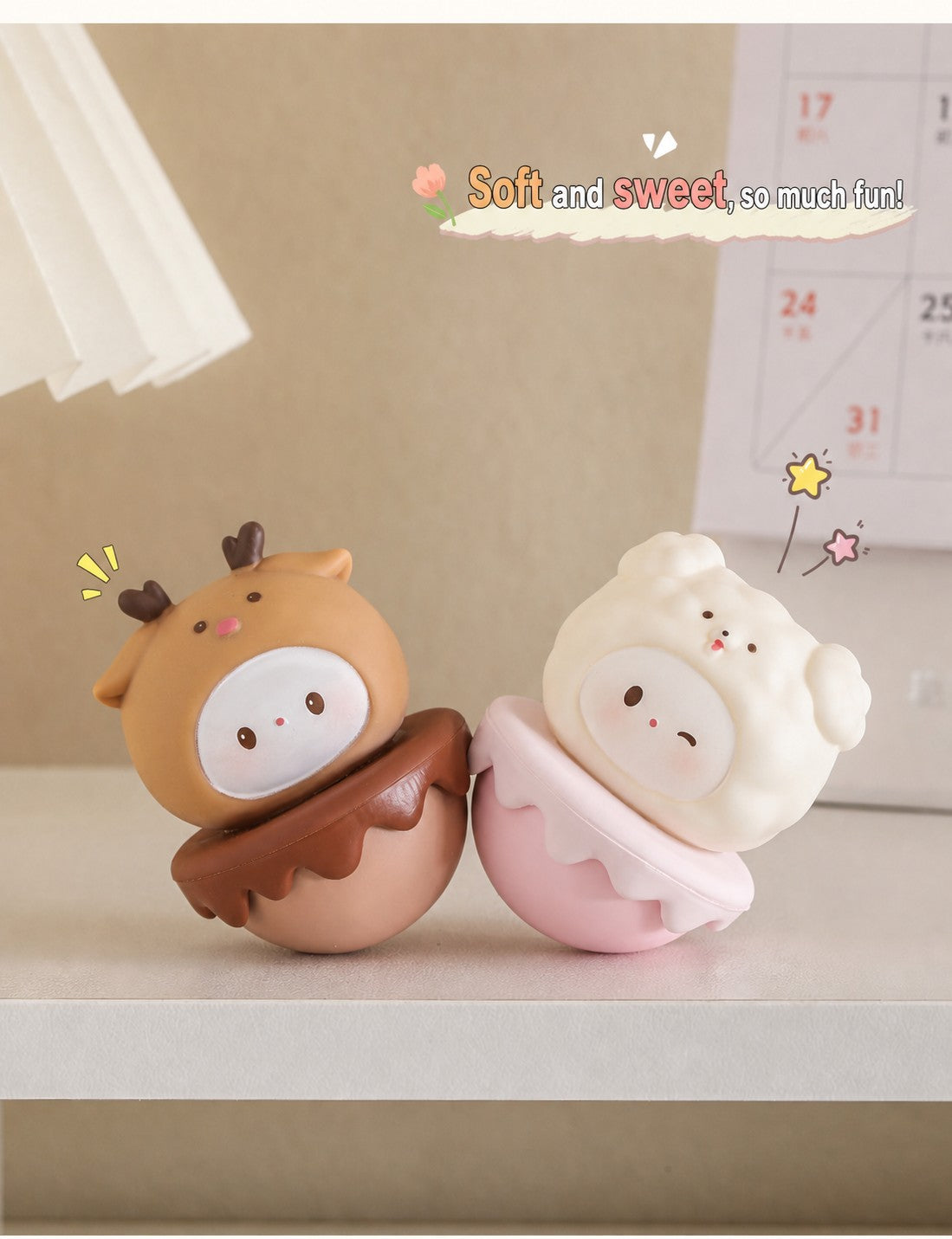 pastel wobble desk figurine, product detail image 19