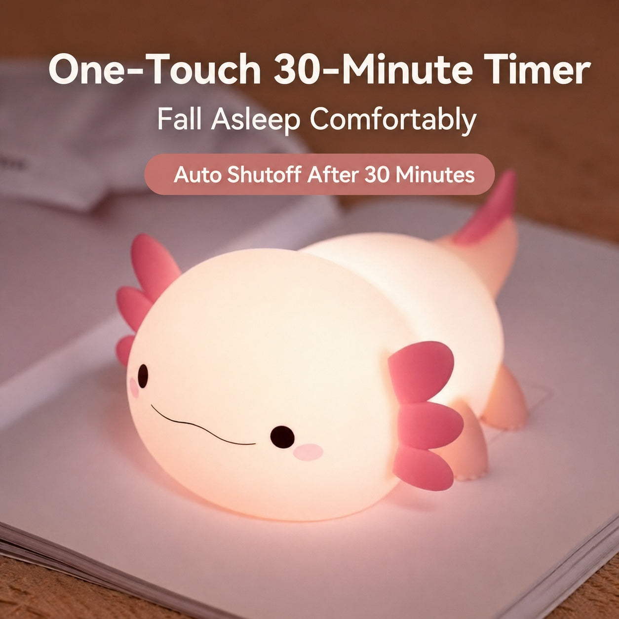 panda silicone touch night light, product detail image 2