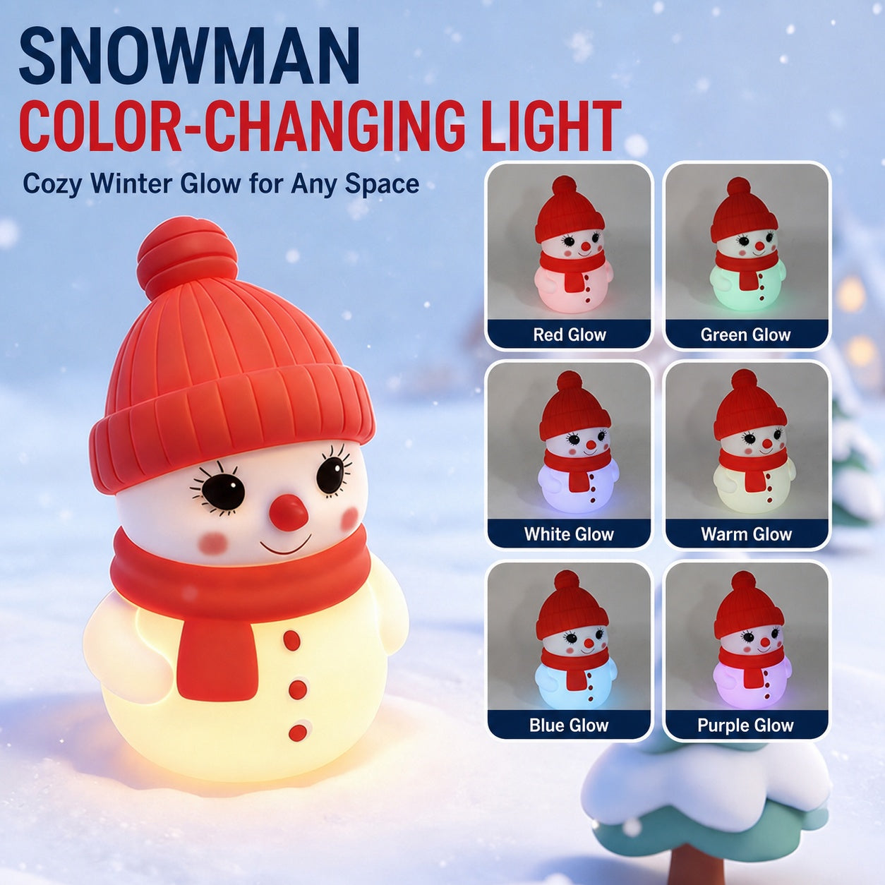 panda silicone touch night light, product detail image 8