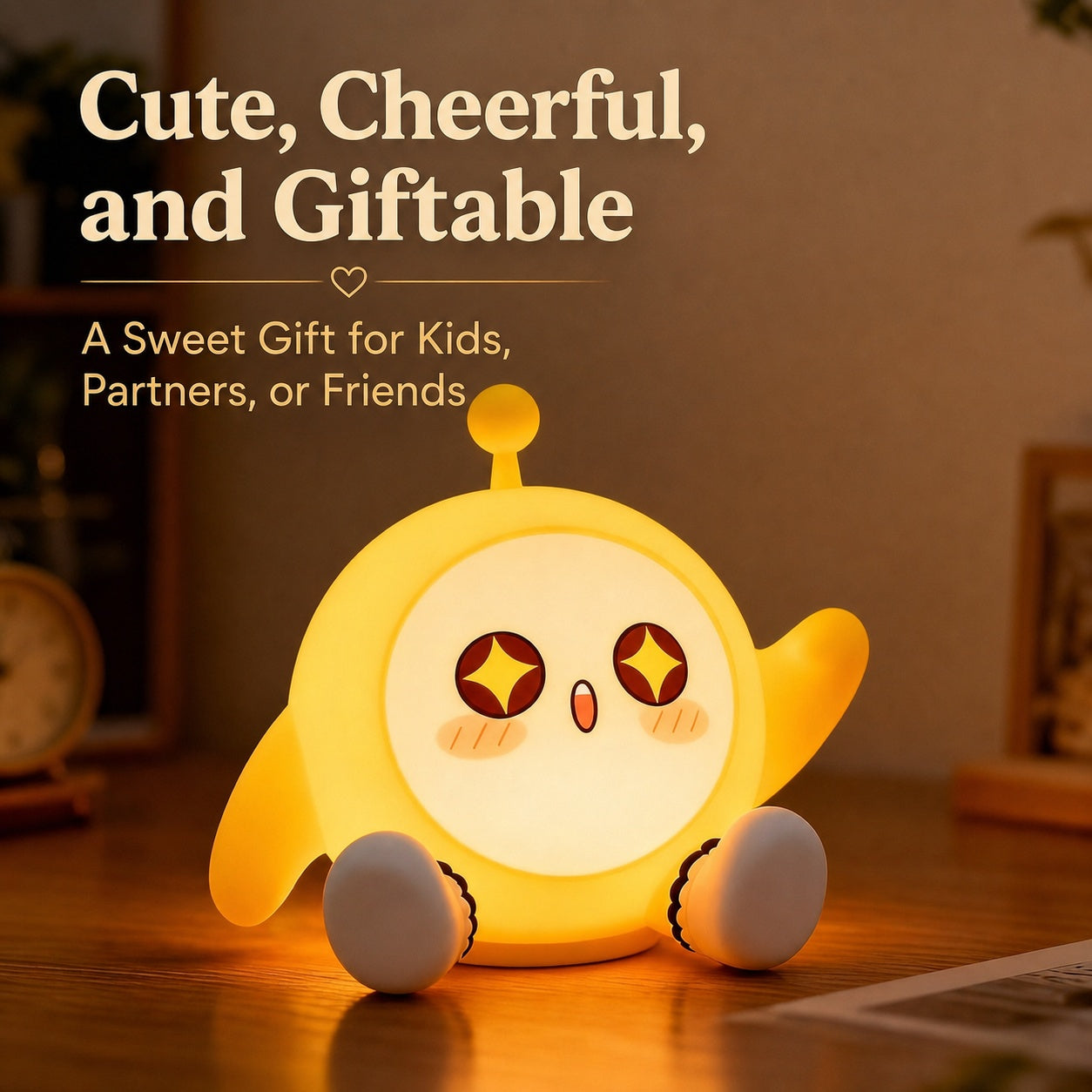 panda silicone touch night light, product detail image 3