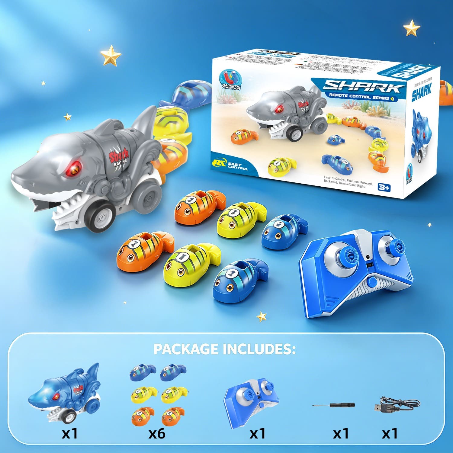 Remote Control Unicorn Magnetic Car-Eating Toy – 2-Player Interactive Racing Game